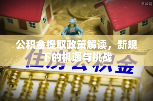 新野公积金提取政策解读，新规下的机遇与挑战