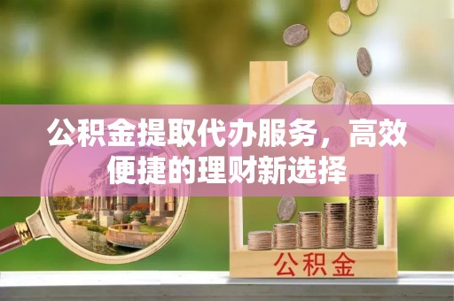 新野公积金提取代办服务，高效便捷的理财新选择