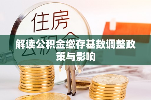 新野解读公积金缴存基数调整政策与影响