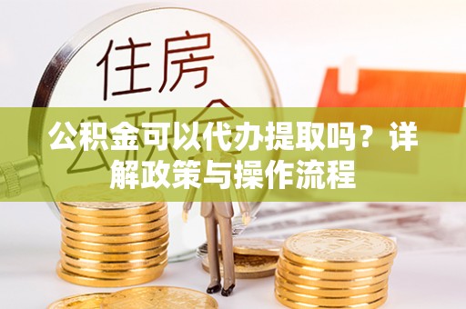 新野公积金可以代办提取吗？详解政策与操作流程