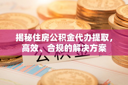 新野揭秘住房公积金代办提取，高效、合规的解决方案