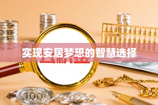 新野实现安居梦想的智慧选择