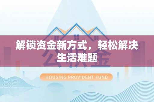 新野解锁资金新方式，轻松解决生活难题