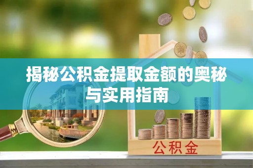 新野揭秘公积金提取金额的奥秘与实用指南