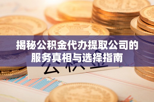 新野揭秘公积金代办提取公司的服务真相与选择指南