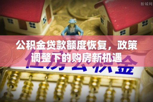 新野公积金贷款额度恢复，政策调整下的购房新机遇