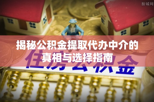 新野揭秘公积金提取代办中介的真相与选择指南