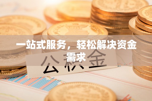新野一站式服务，轻松解决资金需求
